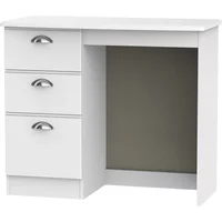 Click to view product details and reviews for Victoria Dressing Table 3 Drawer Single White. Click to view product details and reviews for Victoria Dressing Table 3 Drawer Single White.
