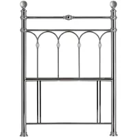 Click to view product details and reviews for Krystal Antique Nickel Metal Headboard 3ft Single. Click to view product details and reviews for Krystal Antique Nickel Metal Headboard 3ft Single.