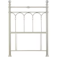 Click to view product details and reviews for Krystal Shiny Nickel Metal Headboard 3ft Single. Click to view product details and reviews for Krystal Shiny Nickel Metal Headboard 3ft Single.