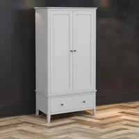 Click to view product details and reviews for Stowe Wardrobe 2 Door 1 Drawer Grey. Click to view product details and reviews for Stowe Wardrobe 2 Door 1 Drawer Grey.