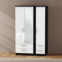 Click to view product details and reviews for Knightsbridge Wardrobe 3 Door 1 Mirror Tall Combi White Gloss And Black. Click to view product details and reviews for Knightsbridge Wardrobe 3 Door 1 Mirror Tall Combi White Gloss And Black.