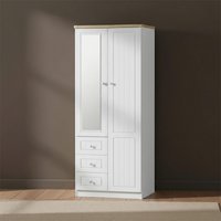 Click to view product details and reviews for Vienna Wardrobe 2 Door 1 Mirror Rhf 3 Drawers Combi Porcelain. Click to view product details and reviews for Vienna Wardrobe 2 Door 1 Mirror Rhf 3 Drawers Combi Porcelain.