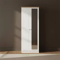 Click to view product details and reviews for Vienna Wardrobe 2 Door 1 Mirror Tall Porcelain. Click to view product details and reviews for Vienna Wardrobe 2 Door 1 Mirror Tall Porcelain.