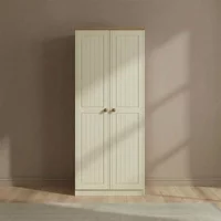 Click to view product details and reviews for Warwick Wardrobe 2 Door Plain Cream And Oak. Click to view product details and reviews for Warwick Wardrobe 2 Door Plain Cream And Oak.