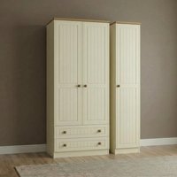 Click to view product details and reviews for Warwick Wardrobe 3 Door Tall Triple Lhf 2 Drawers Cream And Oak. Click to view product details and reviews for Warwick Wardrobe 3 Door Tall Triple Lhf 2 Drawers Cream And Oak.