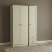 Click to view product details and reviews for Warwick Wardrobe 3 Door Tall Triple Rhf 2 Drawers Cream And Oak. Click to view product details and reviews for Warwick Wardrobe 3 Door Tall Triple Rhf 2 Drawers Cream And Oak.