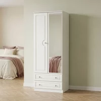 Click to view product details and reviews for Crystal Tall Combi Wardrobe 2 Door 1 Mirror White. Click to view product details and reviews for Crystal Tall Combi Wardrobe 2 Door 1 Mirror White.