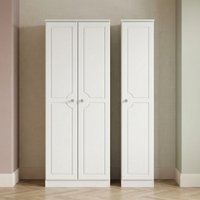 Click to view product details and reviews for Crystal Tall Triple Wardrobe 3 Door White. Click to view product details and reviews for Crystal Tall Triple Wardrobe 3 Door White.