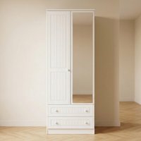 Click to view product details and reviews for Warwick Wardrobe 2 Door 1 Mirror Tall Combi White. Click to view product details and reviews for Warwick Wardrobe 2 Door 1 Mirror Tall Combi White.