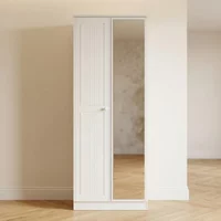 Click to view product details and reviews for Warwick Wardrobe 2 Door 1 Mirror Tall White. Click to view product details and reviews for Warwick Wardrobe 2 Door 1 Mirror Tall White.