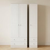 Click to view product details and reviews for Warwick Wardrobe 3 Door 4 Drawers Tall Triple White. Click to view product details and reviews for Warwick Wardrobe 3 Door 4 Drawers Tall Triple White.