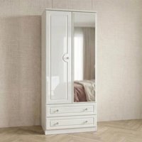 Click to view product details and reviews for Balmoral Wardrobe 2 Door Mirror Combi White Gloss. Click to view product details and reviews for Balmoral Wardrobe 2 Door Mirror Combi White Gloss.