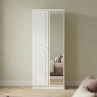 Click to view product details and reviews for Balmoral Wardrobe 2 Door Tall 1 Mirror White Gloss. Click to view product details and reviews for Balmoral Wardrobe 2 Door Tall 1 Mirror White Gloss.
