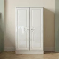 Click to view product details and reviews for Balmoral Wardrobe Midi White Gloss. Click to view product details and reviews for Balmoral Wardrobe Midi White Gloss.