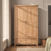 Click to view product details and reviews for Appleby Wardrobe 2 Door 2 Drawer Oak. Click to view product details and reviews for Appleby Wardrobe 2 Door 2 Drawer Oak.