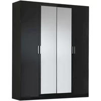 Click to view product details and reviews for Ambra Wardrobe 4 Door With Mirrors Black Italian. Click to view product details and reviews for Ambra Wardrobe 4 Door With Mirrors Black Italian.