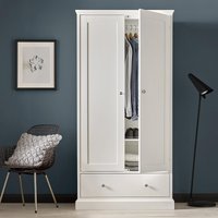 Click to view product details and reviews for Ashby White Wardrobe 2 Door. Click to view product details and reviews for Ashby White Wardrobe 2 Door.