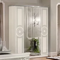 Click to view product details and reviews for Aida Wardrobe 4 Door With Mirror White. Click to view product details and reviews for Aida Wardrobe 4 Door With Mirror White.
