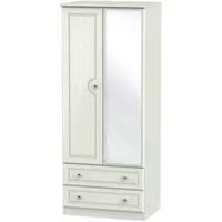 Click to view product details and reviews for Crystal Mirror Wardrobe 2 Door 2 Drawer 1 Mirror Cashmere. Click to view product details and reviews for Crystal Mirror Wardrobe 2 Door 2 Drawer 1 Mirror Cashmere.