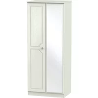 Click to view product details and reviews for Crystal Wardrobe 2 Door 1 Mirror Cashmere. Click to view product details and reviews for Crystal Wardrobe 2 Door 1 Mirror Cashmere.