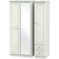 Click to view product details and reviews for Crystal Combi Wardrobe 3 Door 1 Mirror Rhf 2 Drawers Cashmere. Click to view product details and reviews for Crystal Combi Wardrobe 3 Door 1 Mirror Rhf 2 Drawers Cashmere.