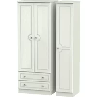 Click to view product details and reviews for Crystal Tall Triple Wardrobe 3 Door Lhf 2 Drawers Cashmere. Click to view product details and reviews for Crystal Tall Triple Wardrobe 3 Door Lhf 2 Drawers Cashmere.