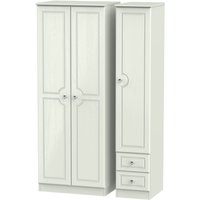 Click to view product details and reviews for Crystal Tall Triple Wardrobe 3 Door Rhf 2 Drawers Cashmere. Click to view product details and reviews for Crystal Tall Triple Wardrobe 3 Door Rhf 2 Drawers Cashmere.
