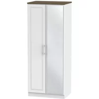 Click to view product details and reviews for Kent Wardrobe 2 Door 1 Mirror White Ash And Oak. Click to view product details and reviews for Kent Wardrobe 2 Door 1 Mirror White Ash And Oak.