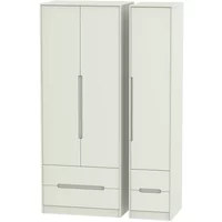 Click to view product details and reviews for Monaco Wardrobe 3 Door 4 Drawers Tall Triple Cashmere Matt. Click to view product details and reviews for Monaco Wardrobe 3 Door 4 Drawers Tall Triple Cashmere Matt.