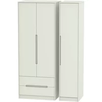 Click to view product details and reviews for Monaco Wardrobe 3 Door Lhf 2 Drawers Tall Triple Cashmere Matt. Click to view product details and reviews for Monaco Wardrobe 3 Door Lhf 2 Drawers Tall Triple Cashmere Matt.