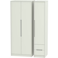 Click to view product details and reviews for Monaco Wardrobe 3 Door Rhf 2 Drawers Tall Triple Cashmere Matt. Click to view product details and reviews for Monaco Wardrobe 3 Door Rhf 2 Drawers Tall Triple Cashmere Matt.