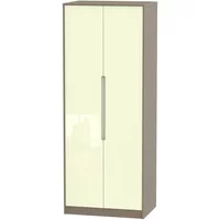 Click to view product details and reviews for Monaco Wardrobe 2 Door Plain Tall Cream Gloss And Toronto Walnut. Click to view product details and reviews for Monaco Wardrobe 2 Door Plain Tall Cream Gloss And Toronto Walnut.