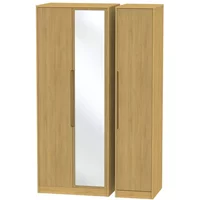 Click to view product details and reviews for Monaco Wardrobe 3 Door 1 Mirror Tall Triple Modern Oak. Click to view product details and reviews for Monaco Wardrobe 3 Door 1 Mirror Tall Triple Modern Oak.