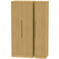Click to view product details and reviews for Monaco Wardrobe 3 Door Tall Triple Modern Oak. Click to view product details and reviews for Monaco Wardrobe 3 Door Tall Triple Modern Oak.