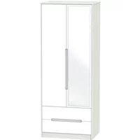 Click to view product details and reviews for Monaco Wardrobe 2 Door 1 Mirror Tall Combi White And Cashmere. Click to view product details and reviews for Monaco Wardrobe 2 Door 1 Mirror Tall Combi White And Cashmere.