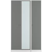 Click to view product details and reviews for Padstow Wardrobe 3 Door 1 Mirror Tall Triple Grey And White. Click to view product details and reviews for Padstow Wardrobe 3 Door 1 Mirror Tall Triple Grey And White.