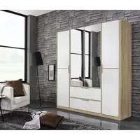 Click to view product details and reviews for Essensa Wardrobe 181cm 4 Door Combi White Oak Carcase. Click to view product details and reviews for Essensa Wardrobe 181cm 4 Door Combi White Oak Carcase.
