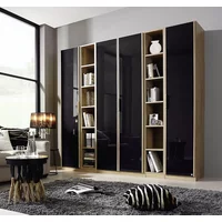 Click to view product details and reviews for Essensa L Shaped Wardrobe 251cm 4 Door Basalt Glass Oak Carcase. Click to view product details and reviews for Essensa L Shaped Wardrobe 251cm 4 Door Basalt Glass Oak Carcase.