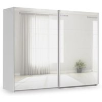 View Miramar type-3 sliding wardrobe - 271cm - 2 door - fully mirrored - silk grey View Miramar type-3 sliding wardrobe - 271cm - 2 door - fully mirrored - silk grey