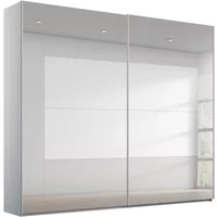 View Miramar type-4 sliding wardrobe - 226cm - 2 door - fully mirrored - silk grey View Miramar type-4 sliding wardrobe - 226cm - 2 door - fully mirrored - silk grey
