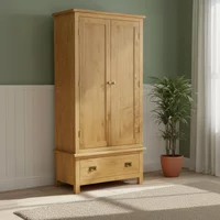 Click to view product details and reviews for Salisbury Lite Wardrobe 2 Door 1 Drawer Oak. Click to view product details and reviews for Salisbury Lite Wardrobe 2 Door 1 Drawer Oak.