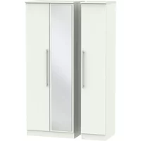 Click to view product details and reviews for Sherwood Triple Wardrobe 3 Door 1 Mirror Tall Porcelain. Click to view product details and reviews for Sherwood Triple Wardrobe 3 Door 1 Mirror Tall Porcelain.