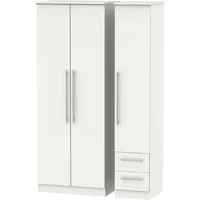Click to view product details and reviews for Sherwood Wardrobe 3 Door Rhf 2 Drawer Tall Triple Porcelain. Click to view product details and reviews for Sherwood Wardrobe 3 Door Rhf 2 Drawer Tall Triple Porcelain.