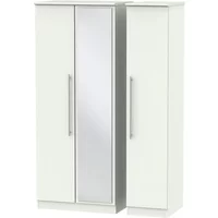 Click to view product details and reviews for Sherwood Triple Wardrobe 3 Door 1 Mirror Porcelain. Click to view product details and reviews for Sherwood Triple Wardrobe 3 Door 1 Mirror Porcelain.