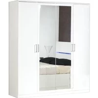 Click to view product details and reviews for Simona Wardrobe 4 Door With Mirrors White Italian. Click to view product details and reviews for Simona Wardrobe 4 Door With Mirrors White Italian.