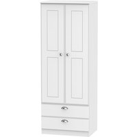 Click to view product details and reviews for Victoria Wardrobe 2 Door 2 Drawer Tall White. Click to view product details and reviews for Victoria Wardrobe 2 Door 2 Drawer Tall White.