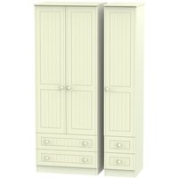 Click to view product details and reviews for Warwick Wardrobe 3 Door 4 Drawers Tall Triple Cream. Click to view product details and reviews for Warwick Wardrobe 3 Door 4 Drawers Tall Triple Cream.