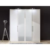 Click to view product details and reviews for Berlin White Wardrobe 4 Door Glass And Mirror. Click to view product details and reviews for Berlin White Wardrobe 4 Door Glass And Mirror.