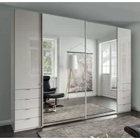 Click to view product details and reviews for Nizza Sliding Wardrobe 4 Door Combi White Glass. Click to view product details and reviews for Nizza Sliding Wardrobe 4 Door Combi White Glass.