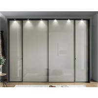 Click to view product details and reviews for Nizza Sliding Wardrobe 4 Door Champagne Glass And Havana Carcase. Click to view product details and reviews for Nizza Sliding Wardrobe 4 Door Champagne Glass And Havana Carcase.